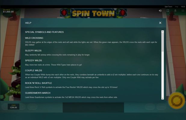 Spin Town :: General Game Rules