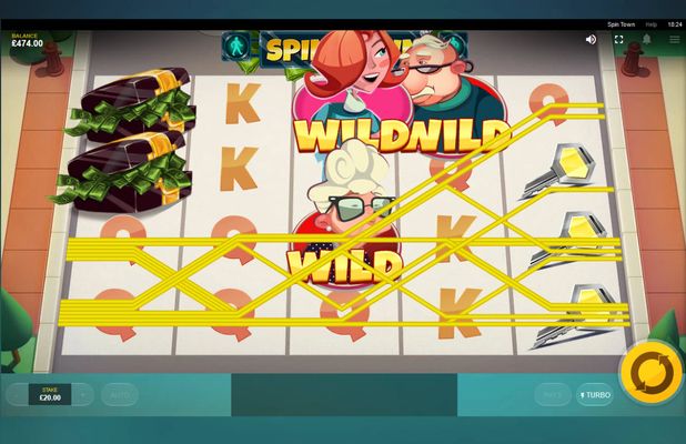 Spin Town :: Multiple winning paylines