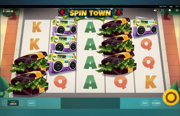 Spin Town :: Main Game Board