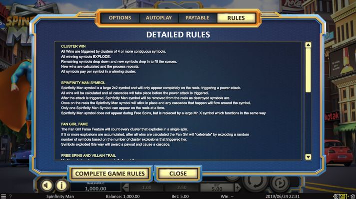 General Game Rules