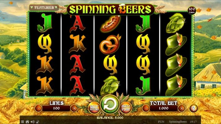 Spinning Beers :: Base Game Screen