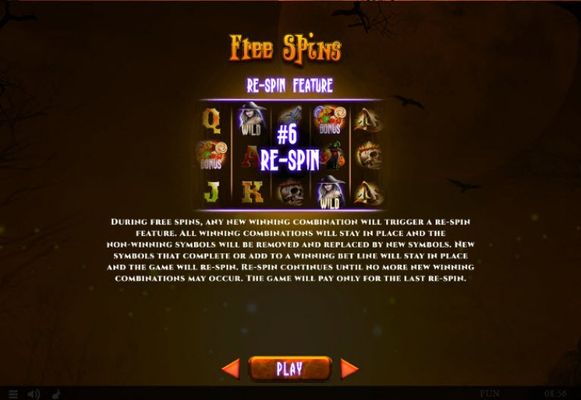 Spinoween :: Free Spins Rules