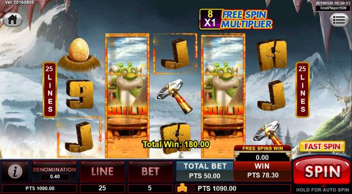 Free Spins Game Board