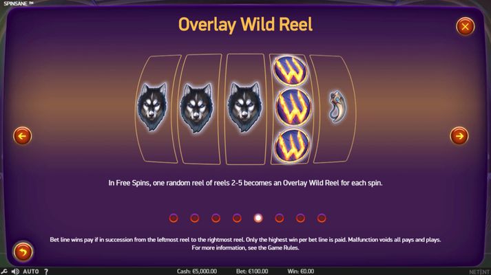 Spinsane :: Overlay Wild Reel