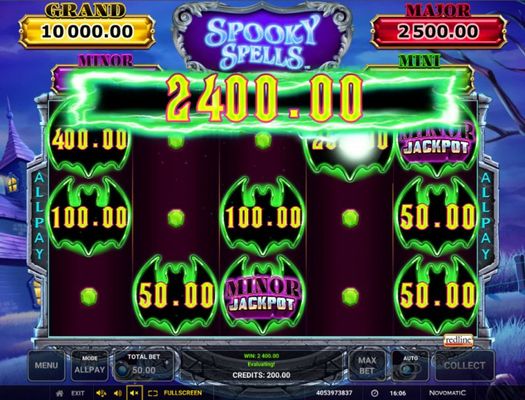 Bonus play ends when no more money symbols land on the reels