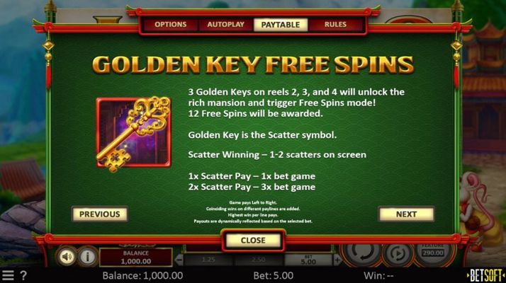 Spring Tails :: Golden Key Free Spins