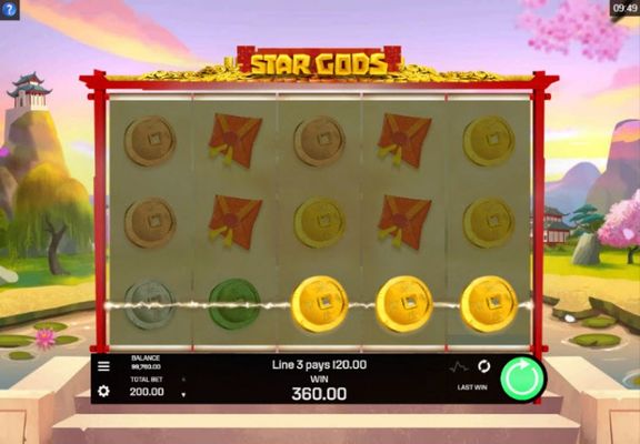 Star Gods :: Game pays in both directions