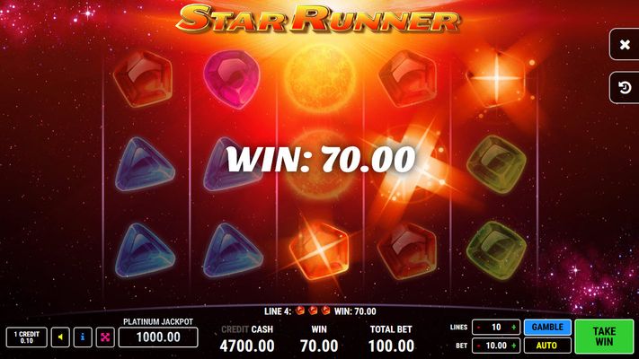 Star Runner :: Game pays in both directions