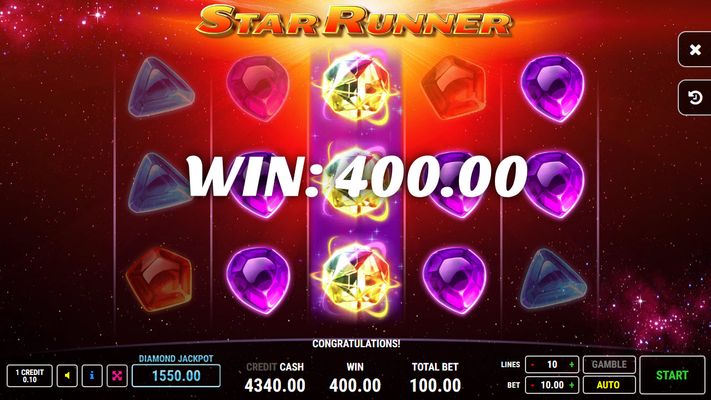 Star Runner :: Multiple winning paylines
