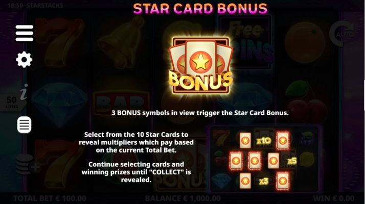 Star Card Bonus