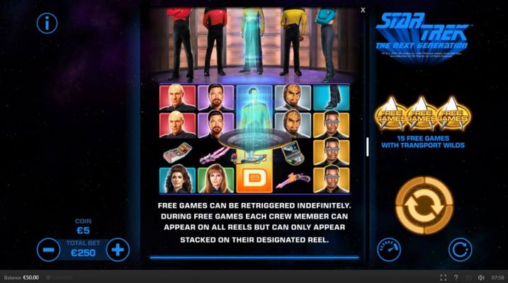 Star Trek The Next Generation :: Free Games Rules
