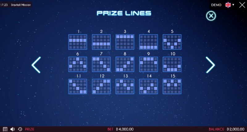 Prize Lines 1-15