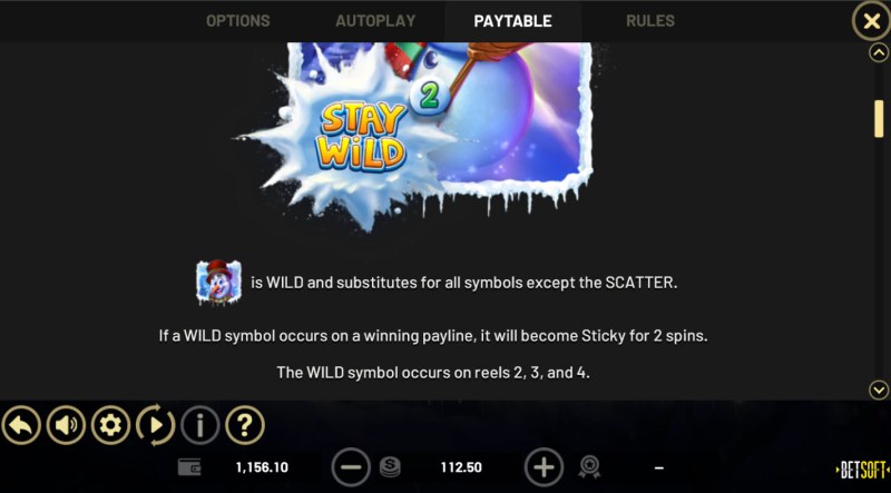 Stay Frosty :: Wild Symbol Rules