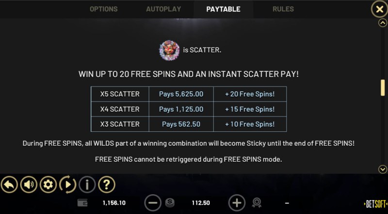 Stay Frosty :: Free Spin Feature Rules