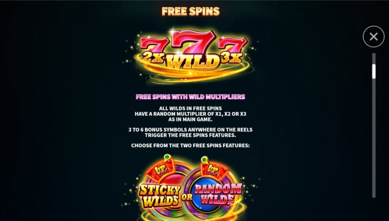 Free Spin Feature Rules