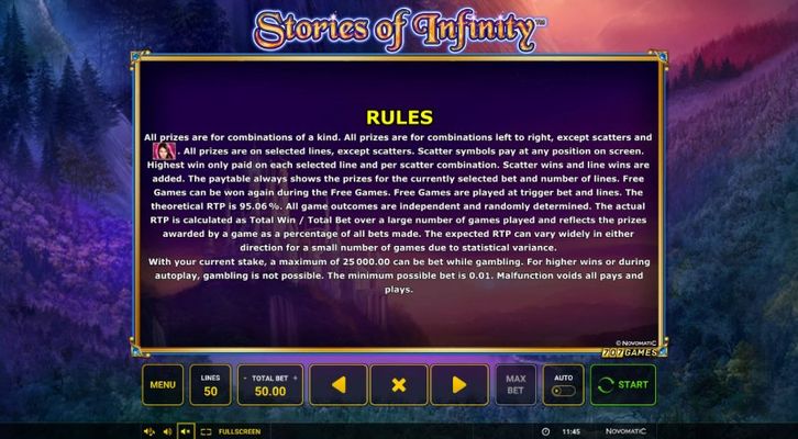 Stories of Infinity :: General Game Rules