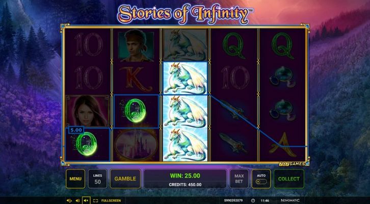 Stories of Infinity :: A three of a kind win