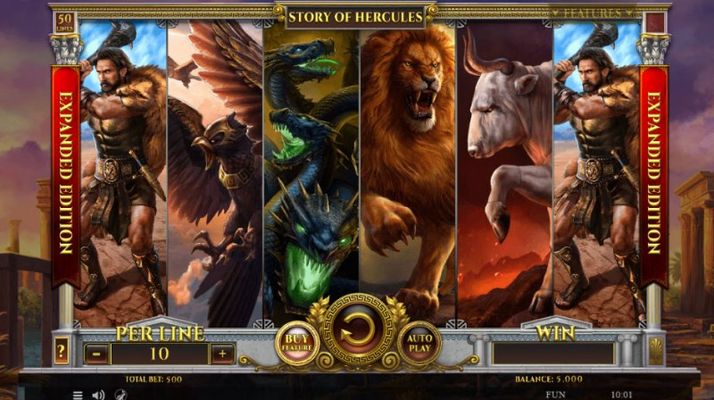 Story of Hercules Expanded Edition :: Main Game Board
