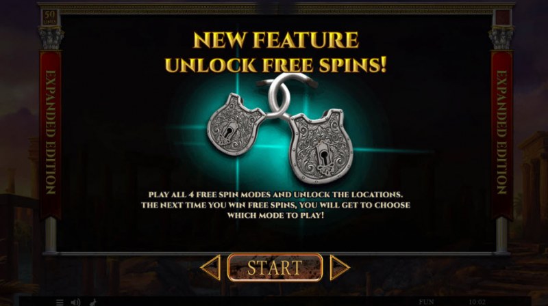 Story of Hercules Expanded Edition :: Free Spins Rules