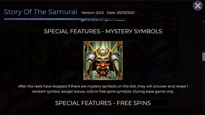 Story of the Samurai :: Mystery Symbol