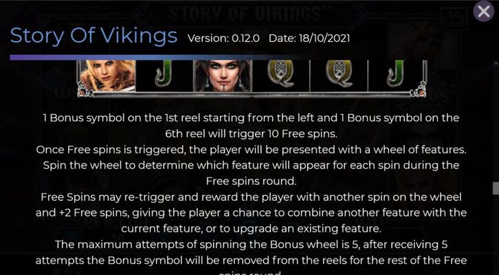 Free Spin Feature Rules