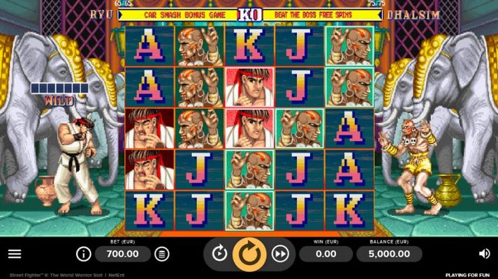 Play slots at Wild Tokyo: Wild Tokyo featuring the Video Slots Street Fighter II with a maximum payout of $21,000