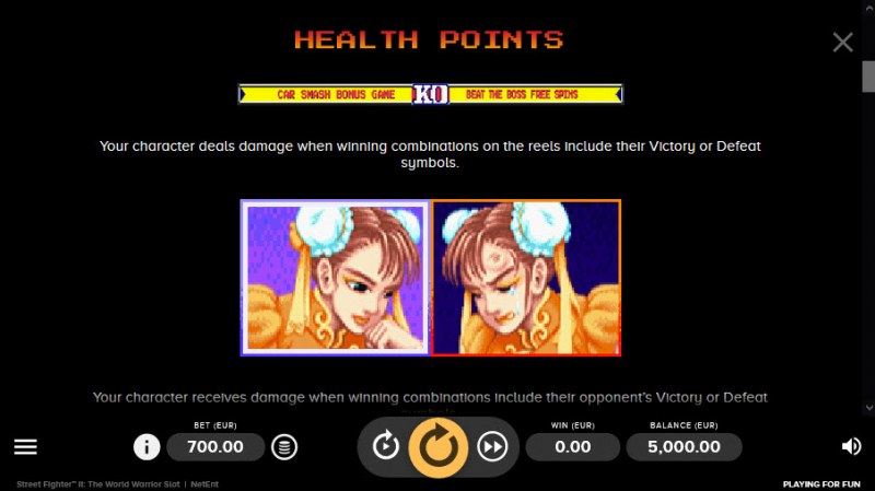 Street Fighter II :: Health Points
