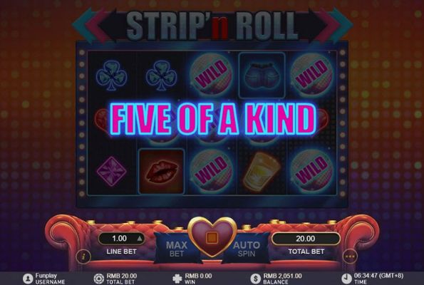 Strip 'n Roll :: Five of a kind