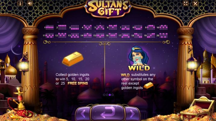 Sultan's Gift :: Wild and Scatter Rules