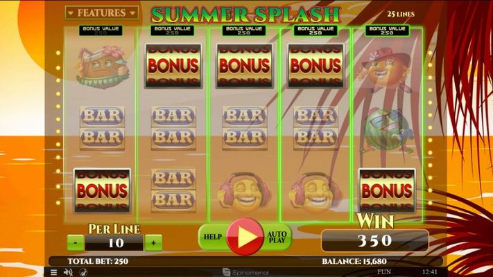 Scatter symbols triggers bonus wheel feature