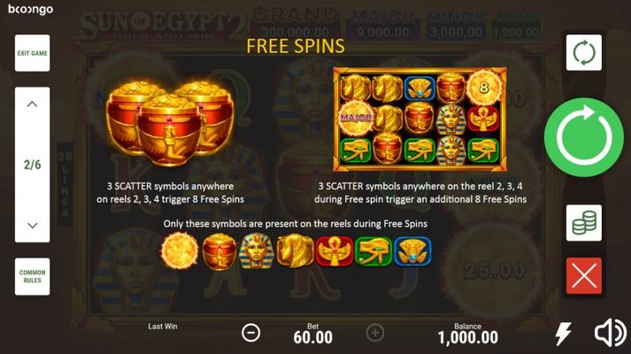 Free Spin Feature Rules