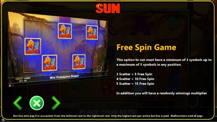 Free Spins Rules