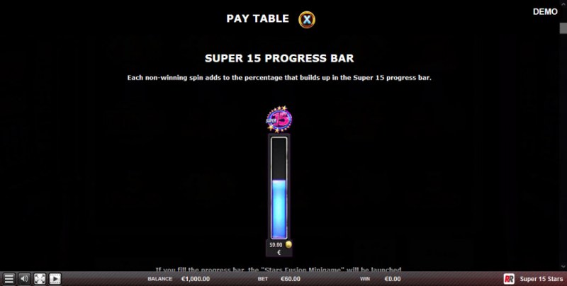 Super 15 Progress Bar