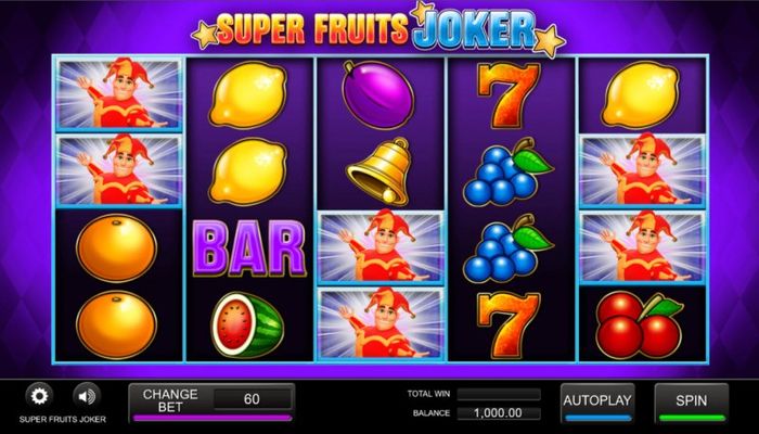 Super Fruits Joker :: Base Game Screen