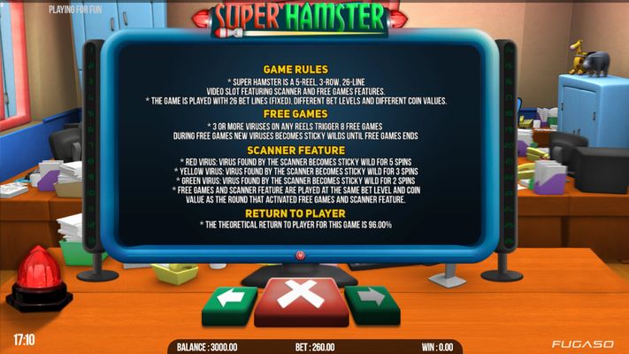 Super Hamster :: General Game Rules
