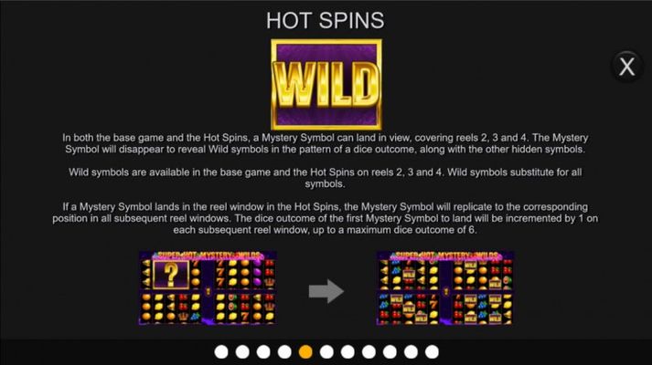 Super Hot Mystery Wilds :: Wild Symbol Rules