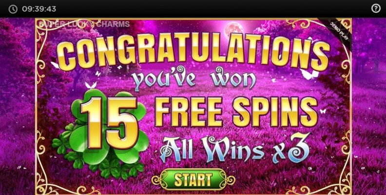 Super Lucky Charms :: 15 Free Games Awarded