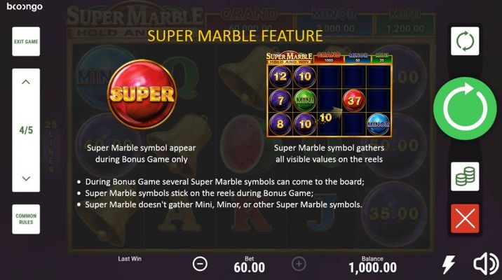 Super Marble Feature