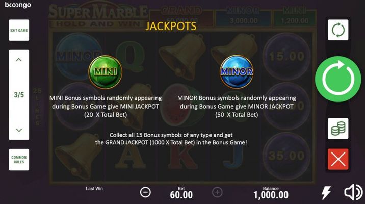 Jackpot Rules