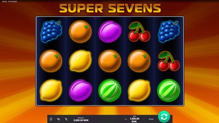 Super Sevens :: Main Game Board