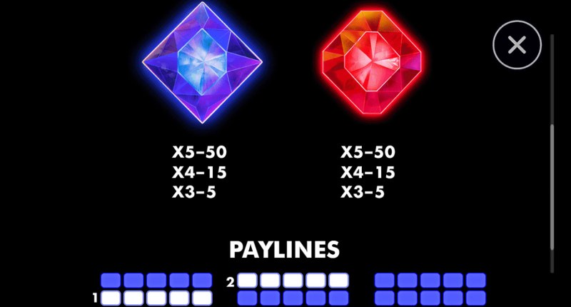 Paytable - Low Value Symbols