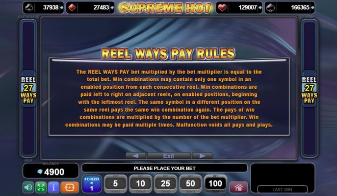 Supreme Hot :: General Game Rules