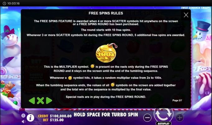 Free Spins Rules