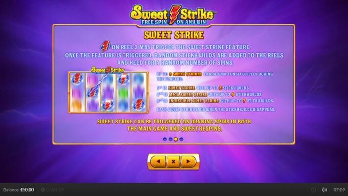 Sweet Strike :: Feature Rules