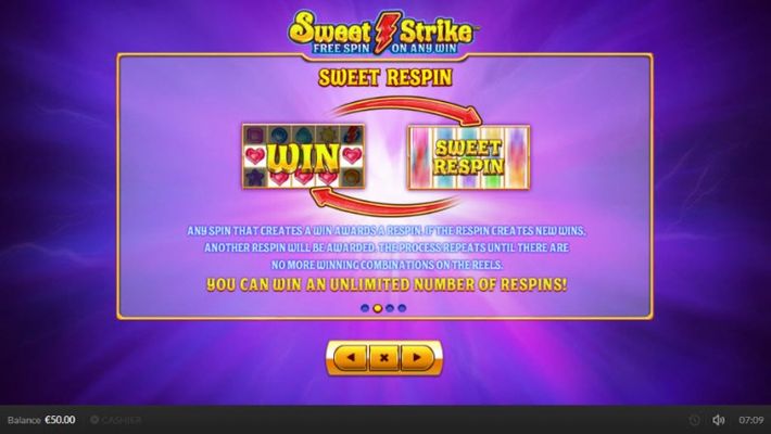 Sweet Strike :: Respin Rules