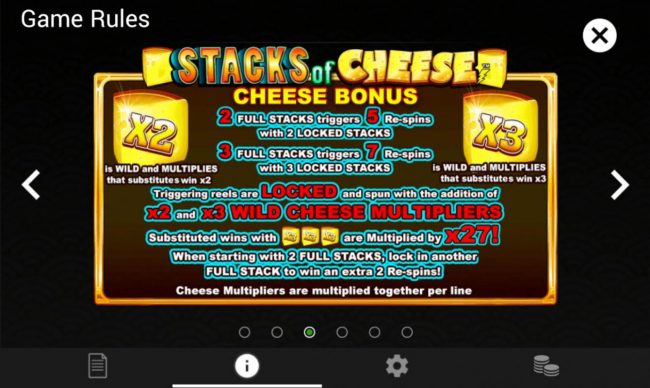 Cheese Bonus Rules