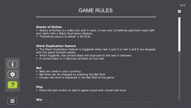 General Game Rules