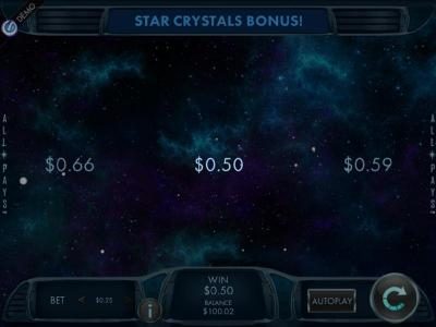 Star crystal bonus award.