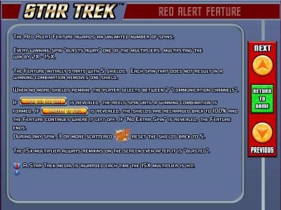 red alert feature game rules.