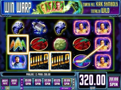 three of a kind triggers 320 coin big win jackpot payout
